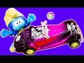 لعبة سيارات السنافر الجديدة للاطفال smurfs cars toys