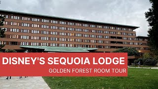 Disney&#39;s Sequoia Lodge Golden Forest Room Tour