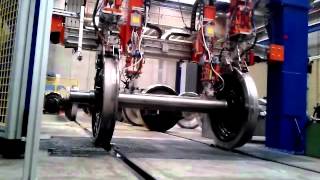 ISONIC PA AUT: Automatic Inspection of Railway Wheelsets (Axle + Wheels) PA + Conventional
