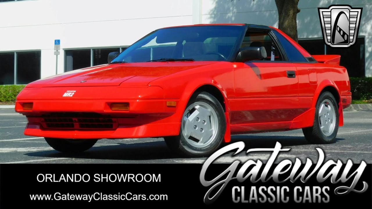 1987 Toyota MR2 For Sale At Gateway Classic Cars - Orlando Stock #2492 ...