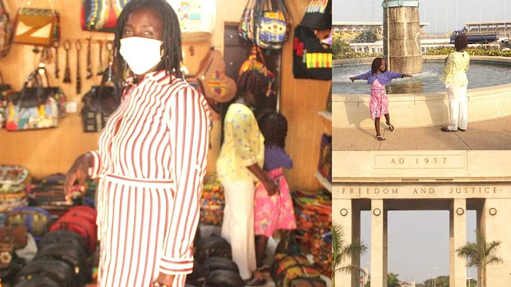 A TOUR TO GHANA'S ART CENTER AND BLACK STARS SQUARE ||BIRTHDAY OUTING|| GhANA VLOG