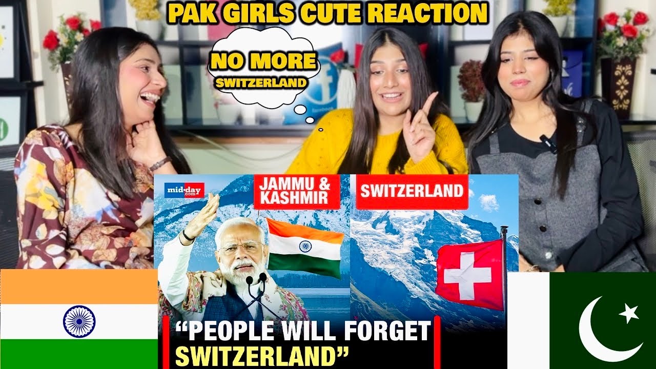 PM MODI SAYS IN JAMMU & KASHMIR VISIT PEOPLE WILL FORGET SWITZERLAND | PAK GIRLS REACTION ON PM MODI