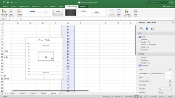box and whisker plot in excel