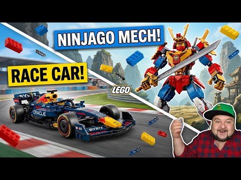 ASMR Unboxing: BOUGHT LEGO MRCLABIK! Ninja Robot vs. F1 Car 🏎️🤖