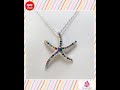 Spinel 925 Sterling Silver Cubic Zirconia Necklace
