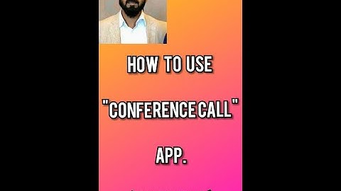 How to use FreeConferenceCall app
