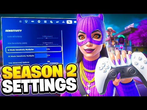 NEW Best Season 2 Controller Settings For Fortnite! (PS4/PS5/XBOX/PC)