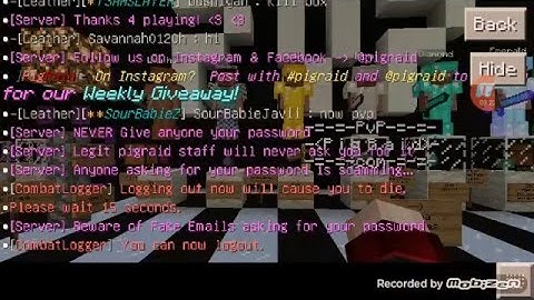 PigRaid PvP - I killed A Hacker :D