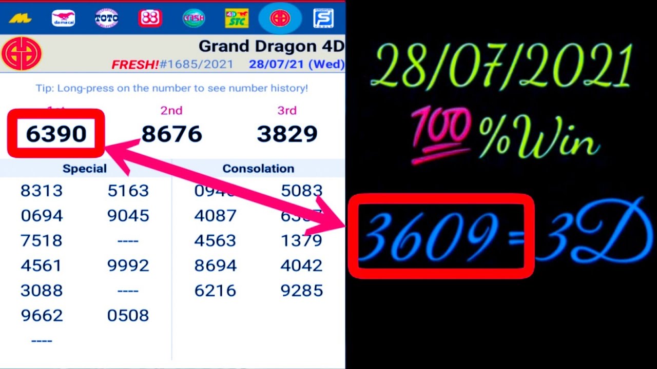 29 07 2021 Grand Dragon Lotto 4d Gd Lotto 4d Chart 100 Win Formula Lotto 4d Normal Love Youtube 29 07 2021 Grand Dragon Lotto 4d Gd Lotto 4d Chart 100 Win Formula Lotto 4d Normal Love Youtube