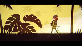 2D Character War Correspondent Scene (After Effects Animation)
