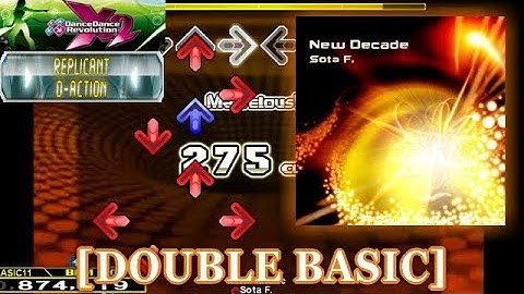 【DDR X2】 New Decade [DOUBLE BASIC] 譜面確認＋クラップ