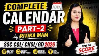 FIND DATES IN SECONDS/CALENDAR/REASONING CLASSES/SSC CGL/CHSL 2026/REASONING BY RITIKA MAM