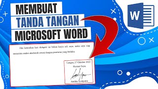 Cara Membuat Tanda Tangan di Word Tanpa Aplikasi