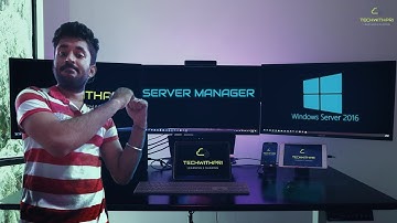 Server manager in Windows Server 2016