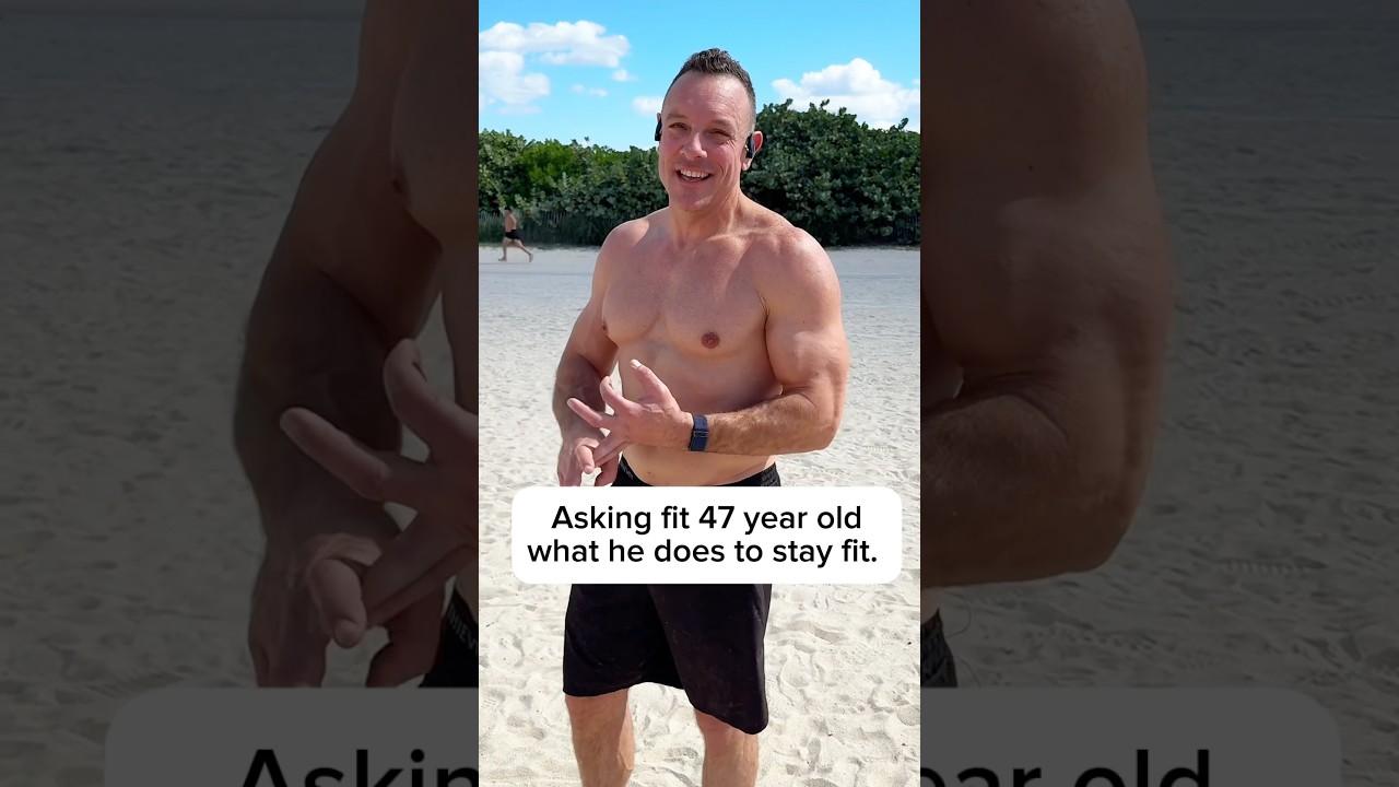 Asking fit 47 year old what he does for his workouts. 