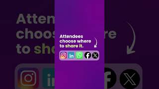 Every registration becomes a shareable poster