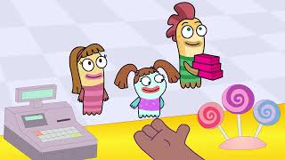 Fun Toon Pop & Fish Hooks - The Candy Factory Part 1