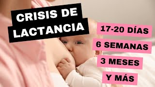 CRISIS de Lactancia de los 3 MESES 😭💦 [ 4 TIPS para Superarla ]