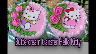 Kue Ultah Hello Kitty Buttercream 💖 Happy Birthday Cake Simple Tart