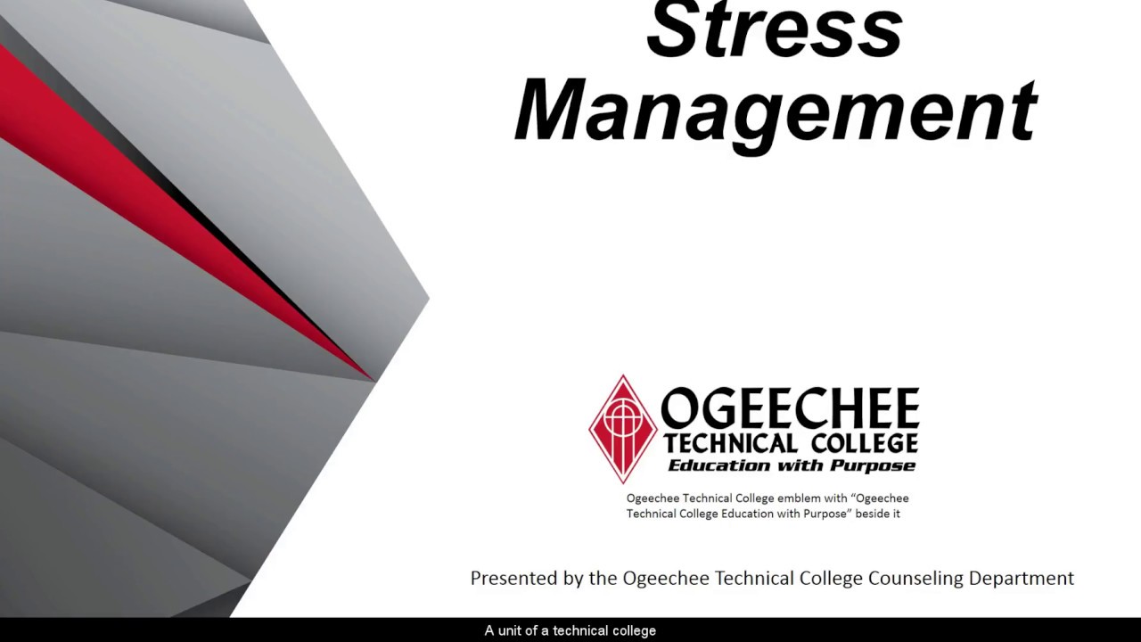 Stress Management Ogeechee Technical College
