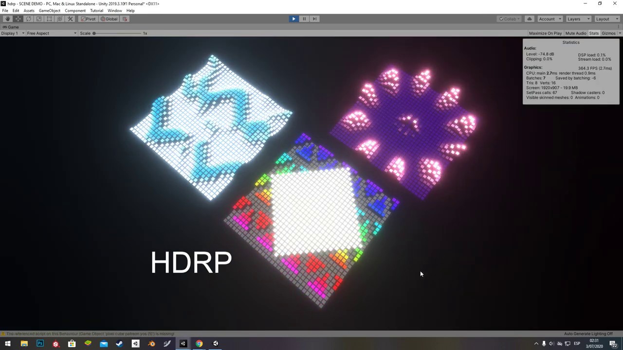 UNITY VFX TESTING BUILT IN ,URP AND HDRP - YouTube