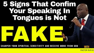 5 Signs That Confirm Your Speaking In Tongue Is Not Fake . #pastorrufusprayer