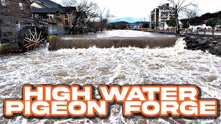HIGH WATER HITS PIGEON FORGE TENNESSEE January 9, 2024