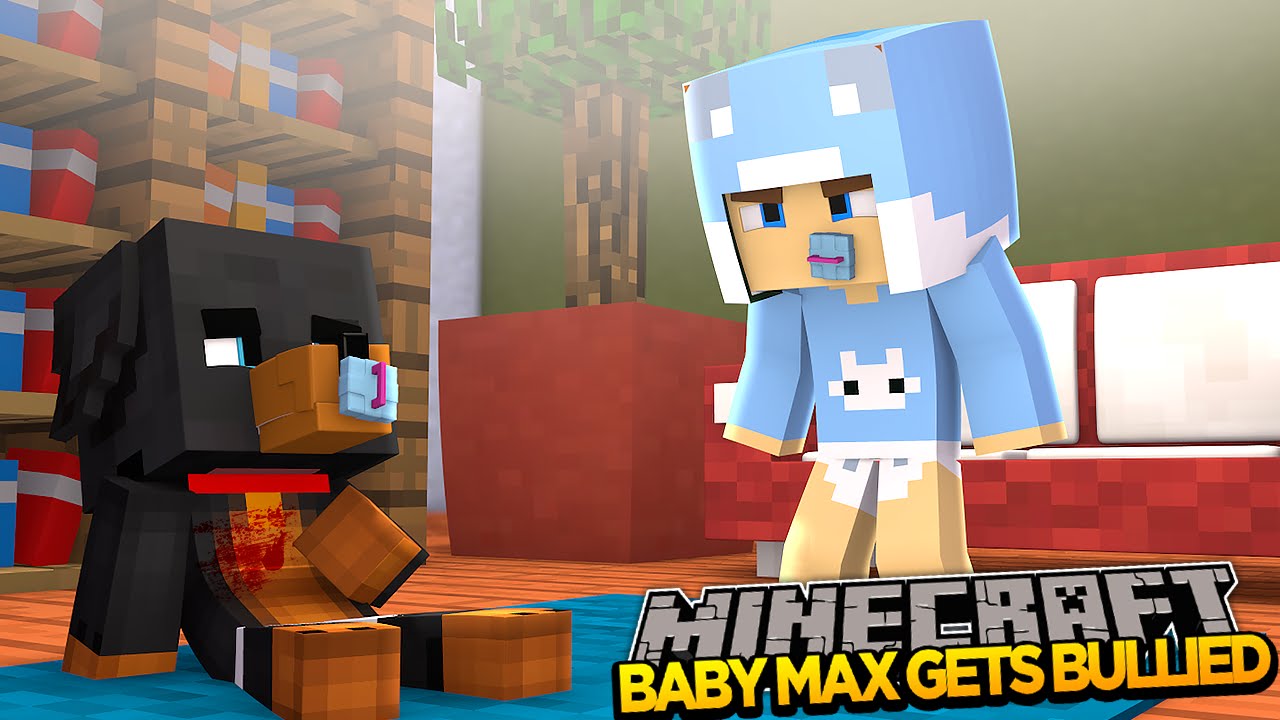 Minecraft Donut The Dog Adventures Baby Max Gets Bullied In
