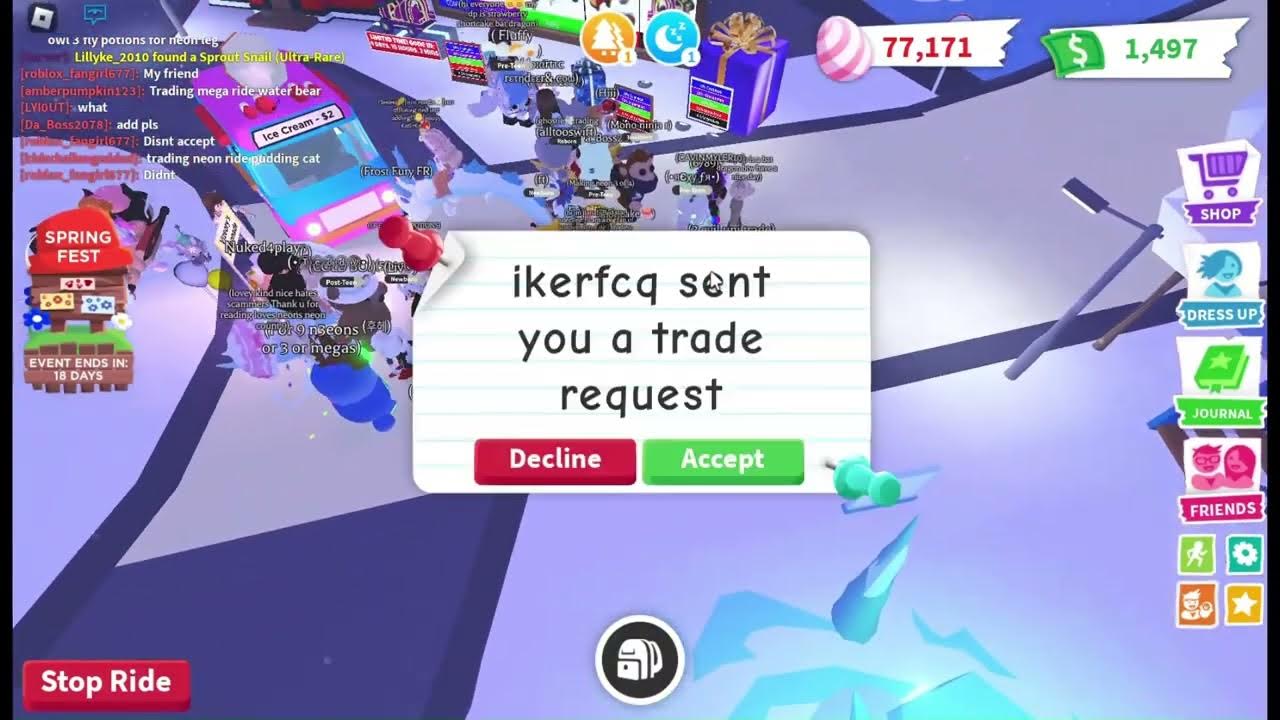 adopt me trading neon pudding cat YouTube