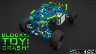 Blocky Toy Car Crash