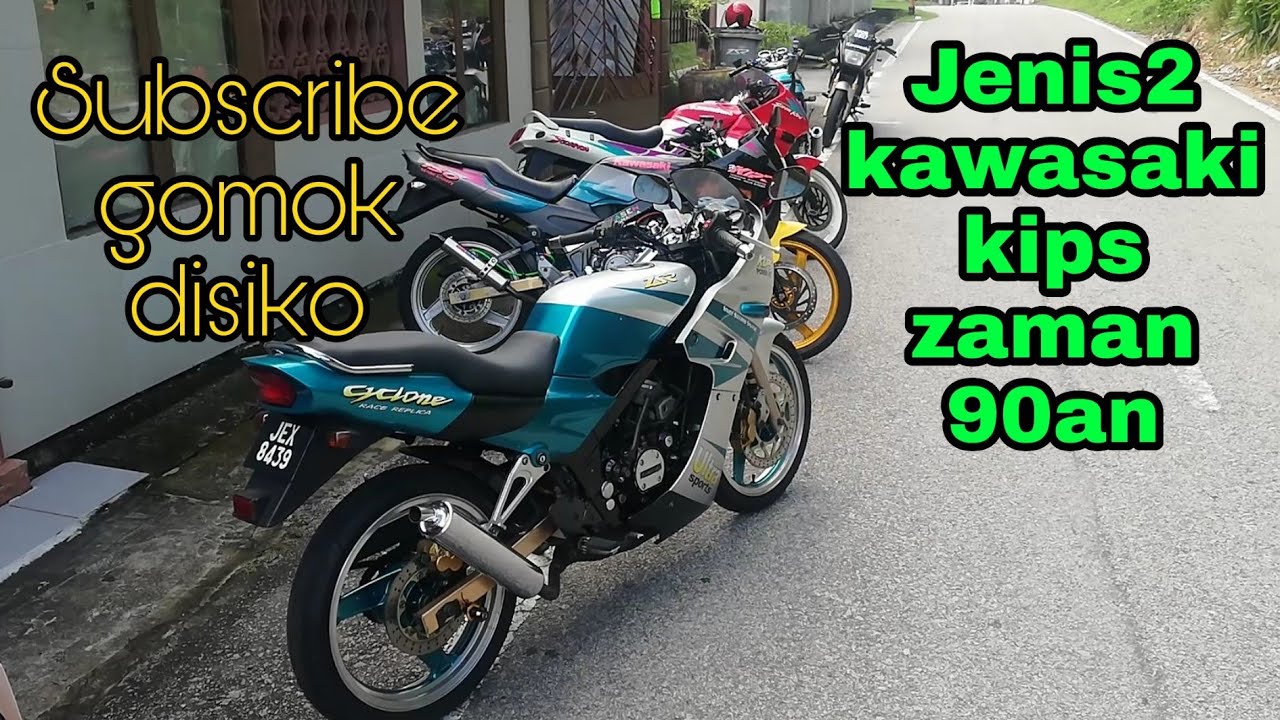 Adik beradik KAWASAKI Kips tahun 90an versi Malaysia