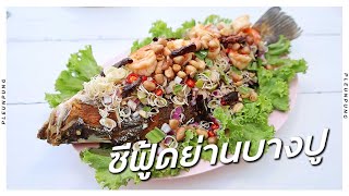 อาหารซีฟู้ดรสเด็ดย่านบางปู (ลมทะเล)