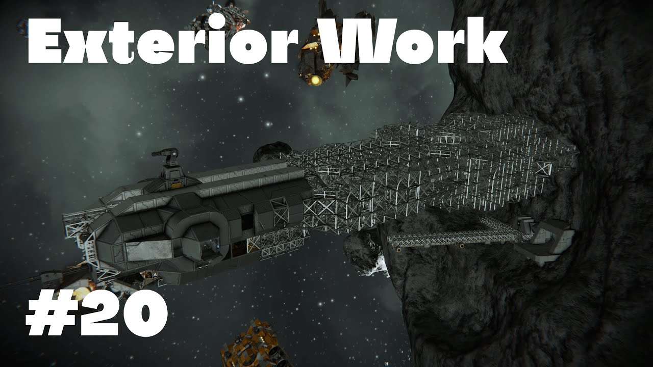 Space Engineers - Season 2 Ep20 - Exterior Work - YouTube