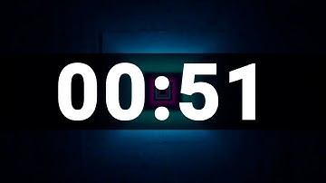 51 Second Timer with Cool Upbeat Music for Kids, Chill Instrumental Countdown