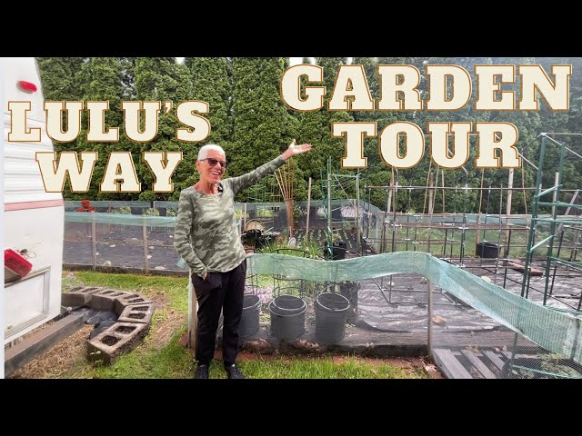 GARDEN TOUR - PLANTING STRATEGY - PLANTING USING NEW LANDSCAPE WEED BLOCK BARRIER FABRIC class=