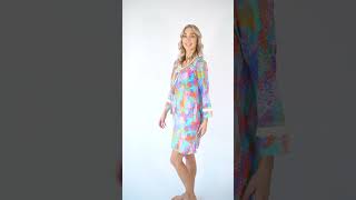 7207P 1 Coral Leopard Print