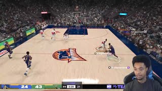 FlightReacts LOOKIN COMP In 2nd NBA 2K24 My Team Game W/ His $1800 Squad!