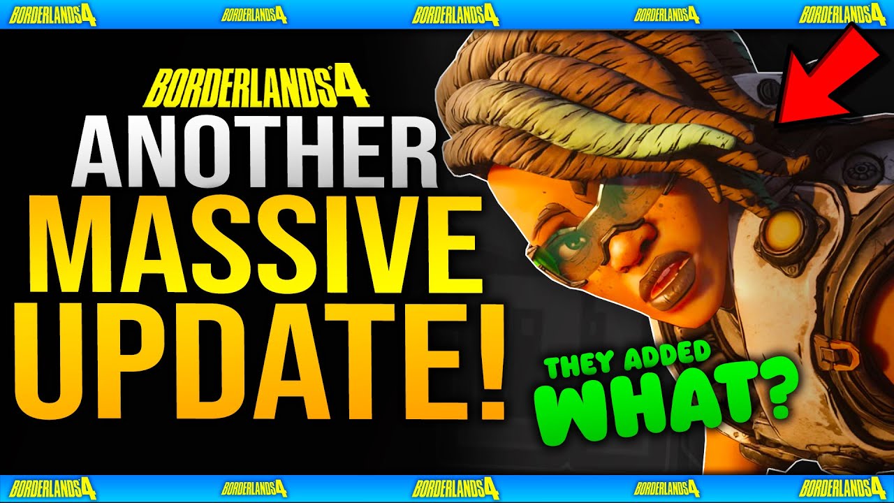 Borderlands 4 just dropped a MASSIVE 12gb UPDATE! - Console FOV & BIG VAULT HUNTER Changes!!
