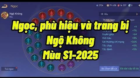 Bảng ngọc Ngộ Không mới nhất 2025 (cập nhật ngày 13/4/2025)#lienquanmobile #rov #aov #liênquânmobile