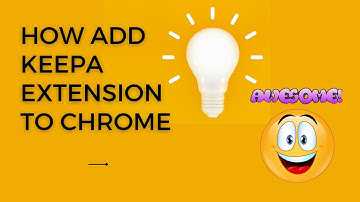 how to add keepa extension to chrome