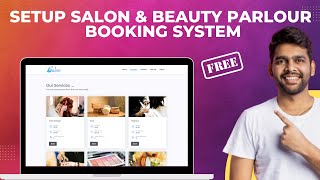 How To Setup Online Salon Booking System |  Beauty Parlour  Appointment Booking Website screenshot 1