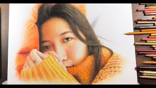 The Process of Drawing a Colored Pencil Picture  DP Truong