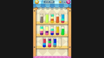 Water Sort Puzzle I Level 269 I  Facebook I SOLVED