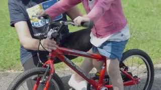 teaching an 8 year old to ride a bike