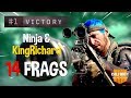 Ninja & KingRichard Run Blackout Duos!! 14 Frags - COD Black Ops 4 Blackout Gameplay