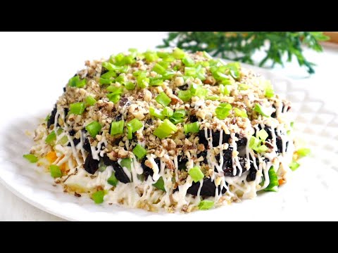 Салат "Цыпочка" / Лёгкий Вкусный салат для женщин!