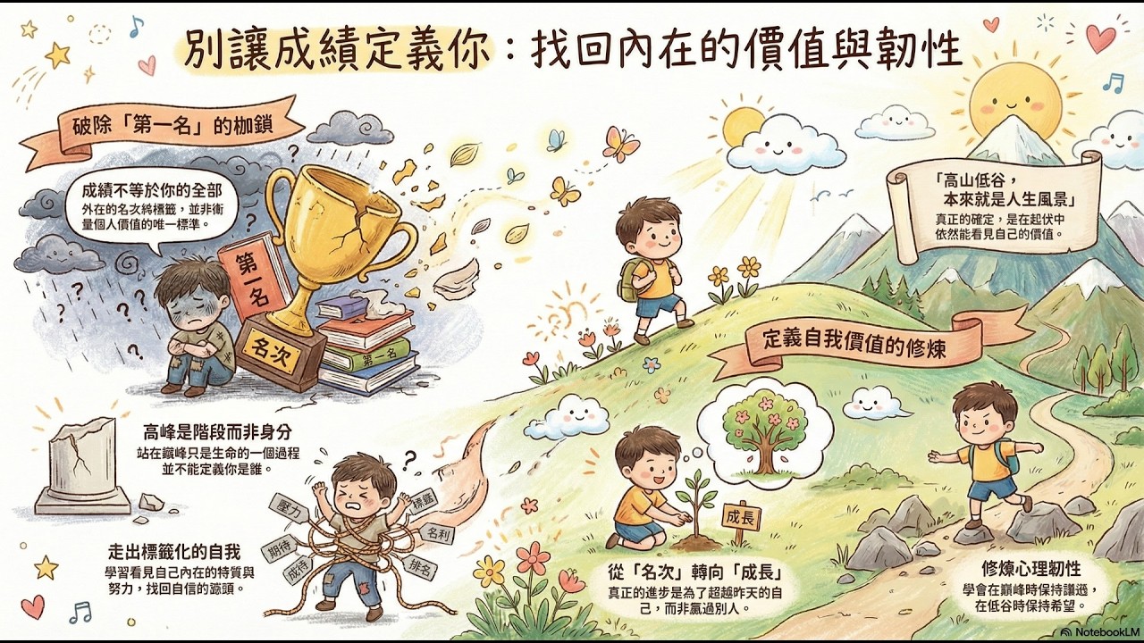 160【自我成長】別讓成績定義你！學會定義自我價值，坦然走過人生低谷(解說)