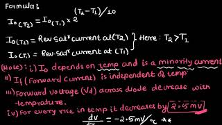 Reverse Saturation Current and Thermal Voltage (concept).