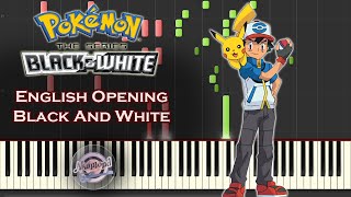 Pokemon Black And White Opening Piano Cover \/ Synthesia Tutorial