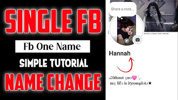 HOW TO ONE NAME ON FACEBOOK 2025 | ONE NAME ON FACEBOOK | Trick Master